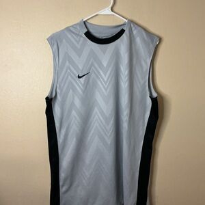 Nike Therma Fit Black and Gray Men's Tank Top